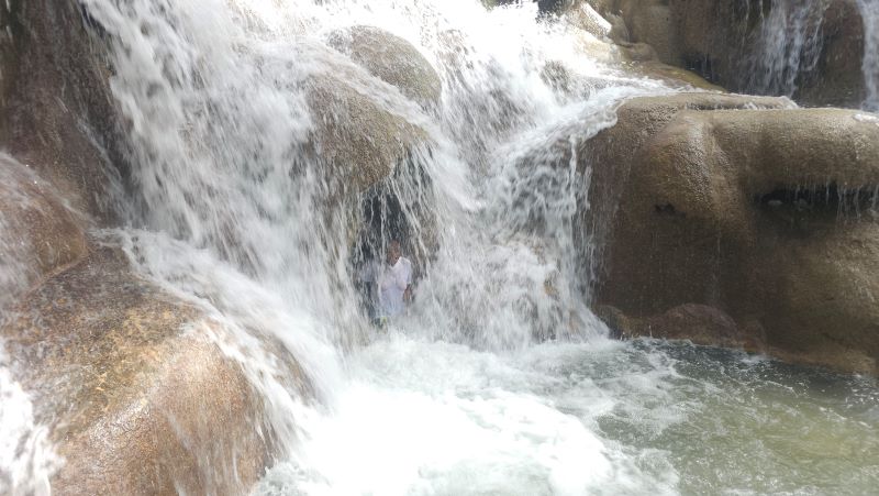 Natural pool at Dunn's River Falls