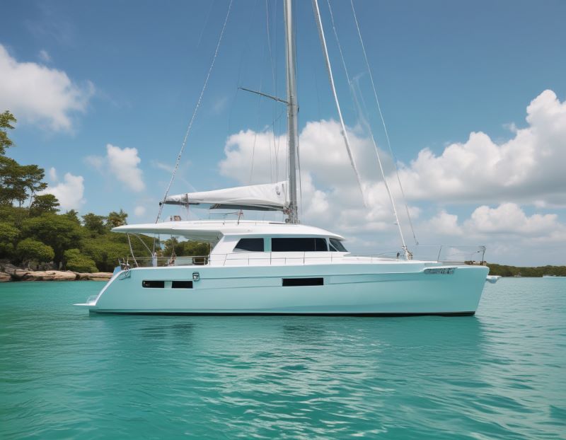 Luxury catamaran sailing in Negril